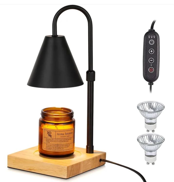 Candle Warmer Lamp with Timer, Dimmer & Adjustable Height