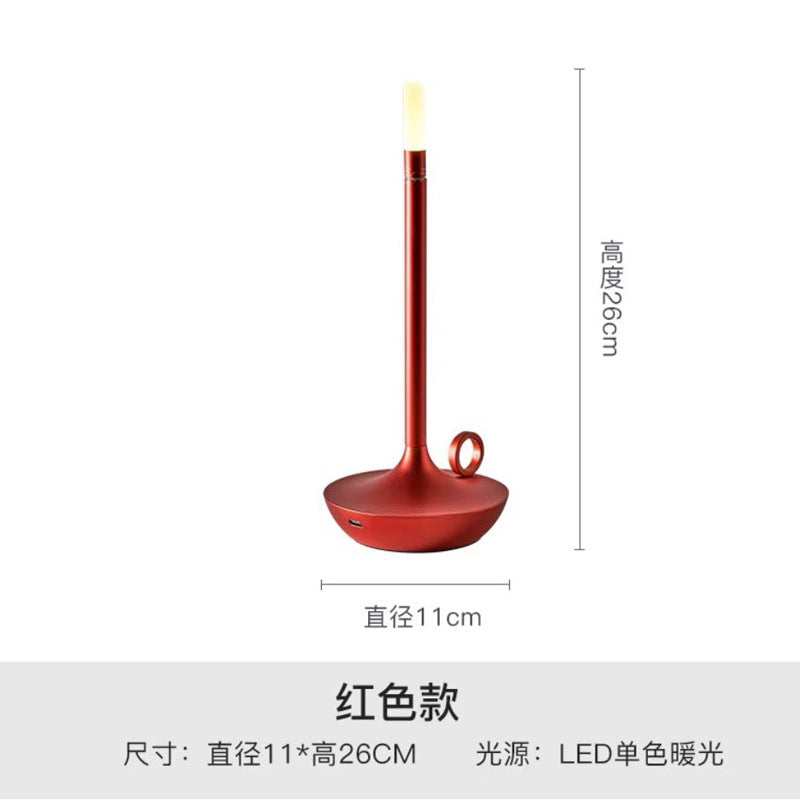 Modern Minimalist LED Candle Table Lamp