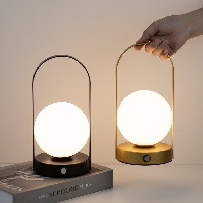 Dimmable Portable Wireless Metal Table Lamp