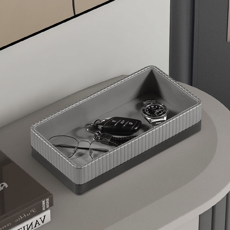 Luxury Leather Key Organizer Tray