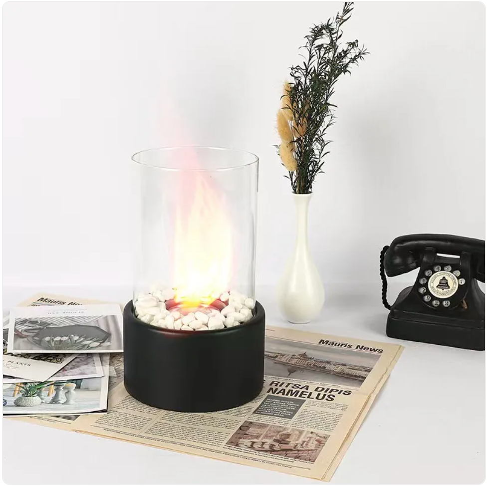 Portable Glass Tabletop Alcohol Fireplace