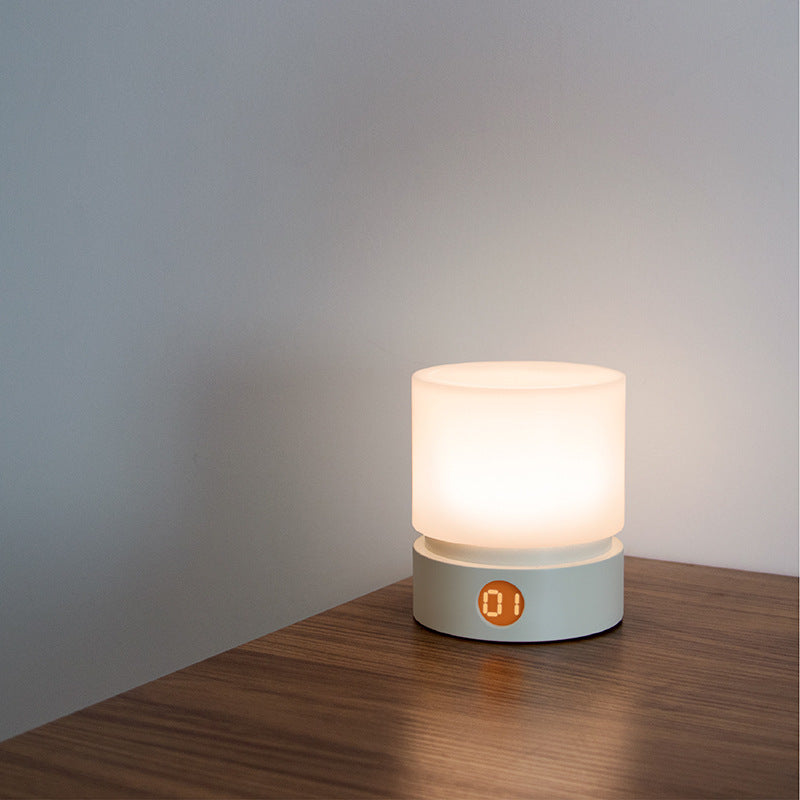 Rechargeable LED Cylinder Night Light with Touch Control