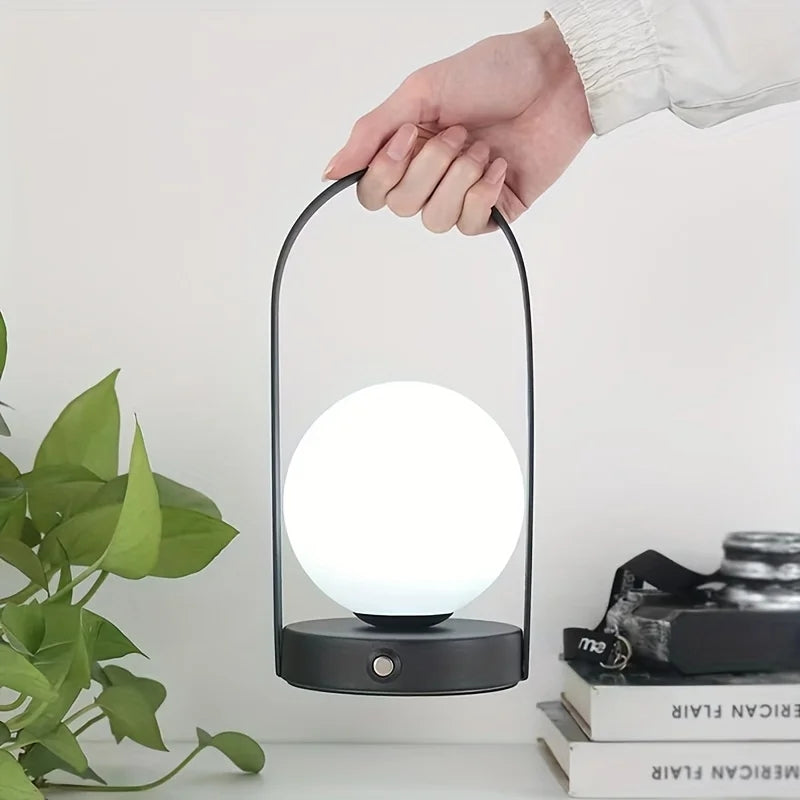 Dimmable Portable Wireless Metal Table Lamp