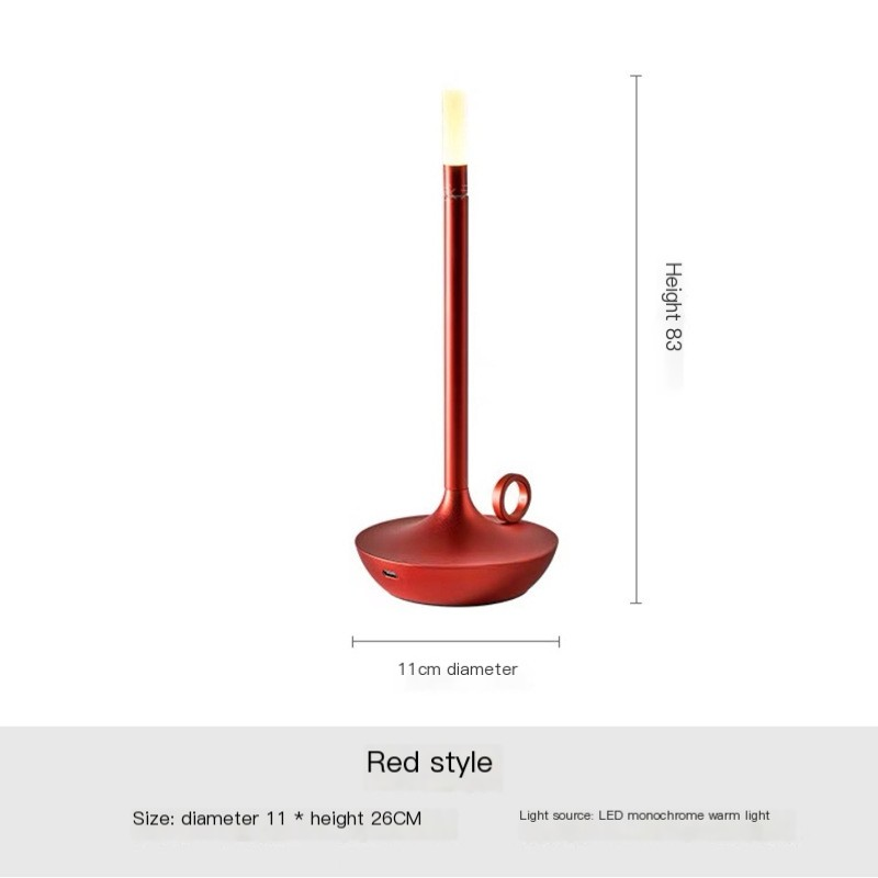 Modern Minimalist LED Candle Table Lamp