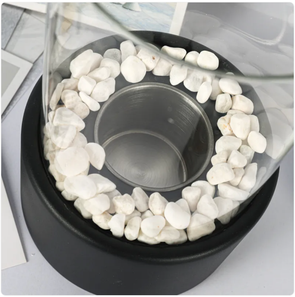 Portable Glass Tabletop Alcohol Fireplace