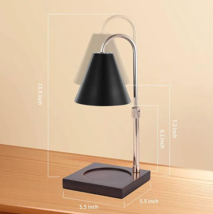 Candle Warmer Lamp with Timer, Dimmer & Adjustable Height