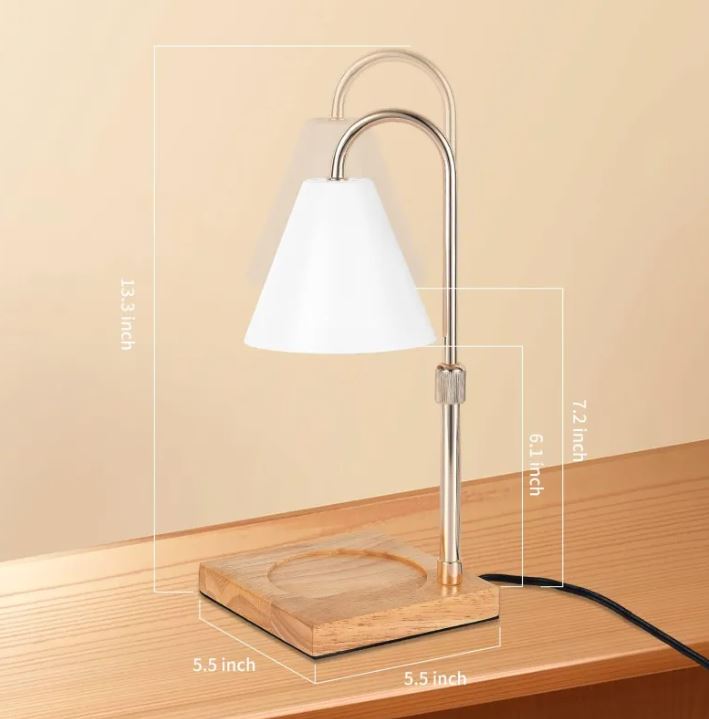 Candle Warmer Lamp with Timer, Dimmer & Adjustable Height